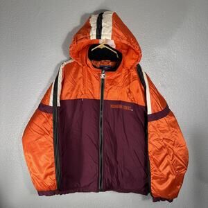 RARE Vintage 90’s Virginia Tech Hokies University Starter Puffer Jacket XL EUC